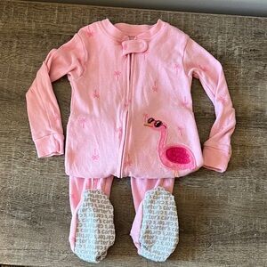 Carter's Pink Flamingo Infant Sleepwear